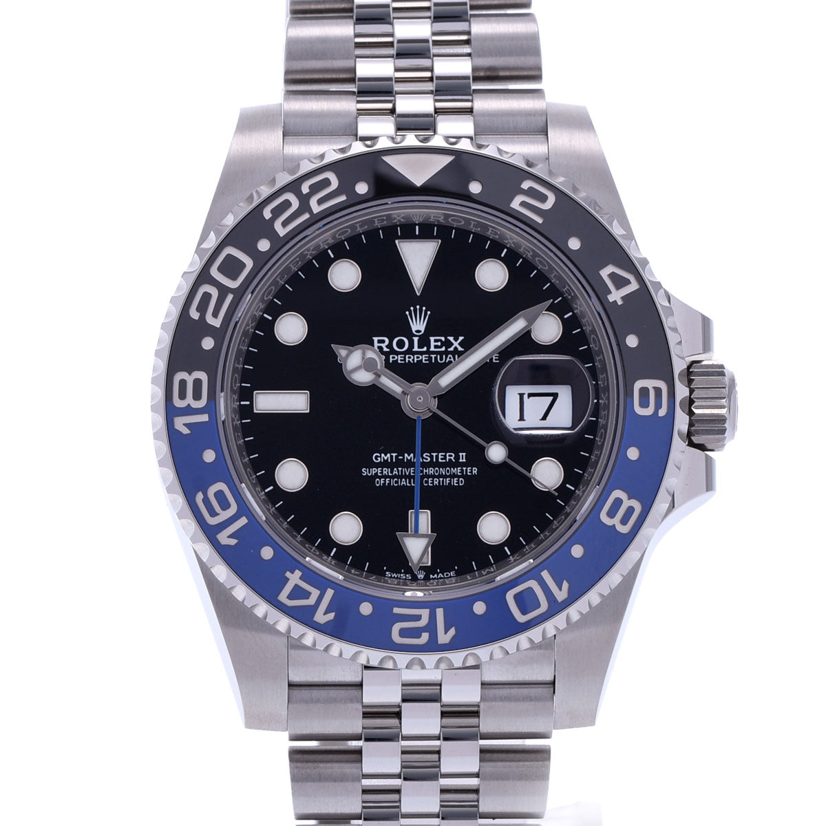 現金特価】ROLEX ロレックス GMTマスター2 ジュビリーブレス ブラック文字盤 126710BLNR 2023年10月 腕時計 自動巻き 未使用  - 銀座 店 限定