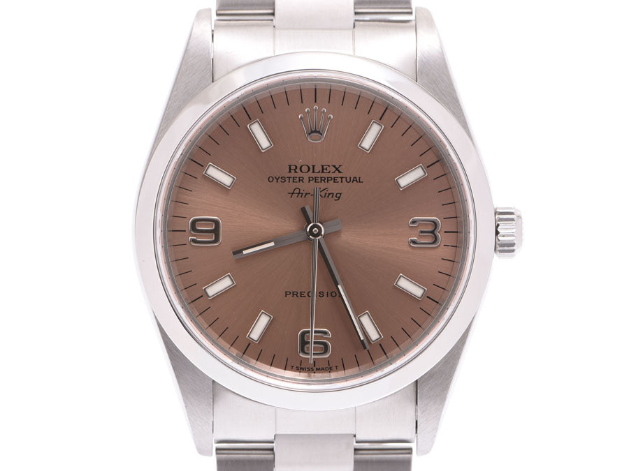【ROLEX】ロレックス エアキング 腕時計 自動巻き SS×シルバー文字盤 P番/ok03523ar