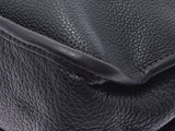 ロエベ ブリーフケース 黒 SV金具 メンズ カーフ ビジネスバッグ Bランク LOEWE ストラップ 中古 銀蔵