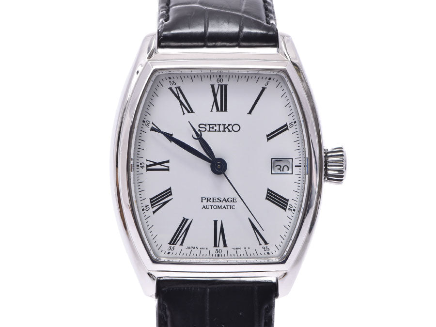 セイコー SARX031 1543/1956 SS×革 AT 黒文字盤 腕時計
