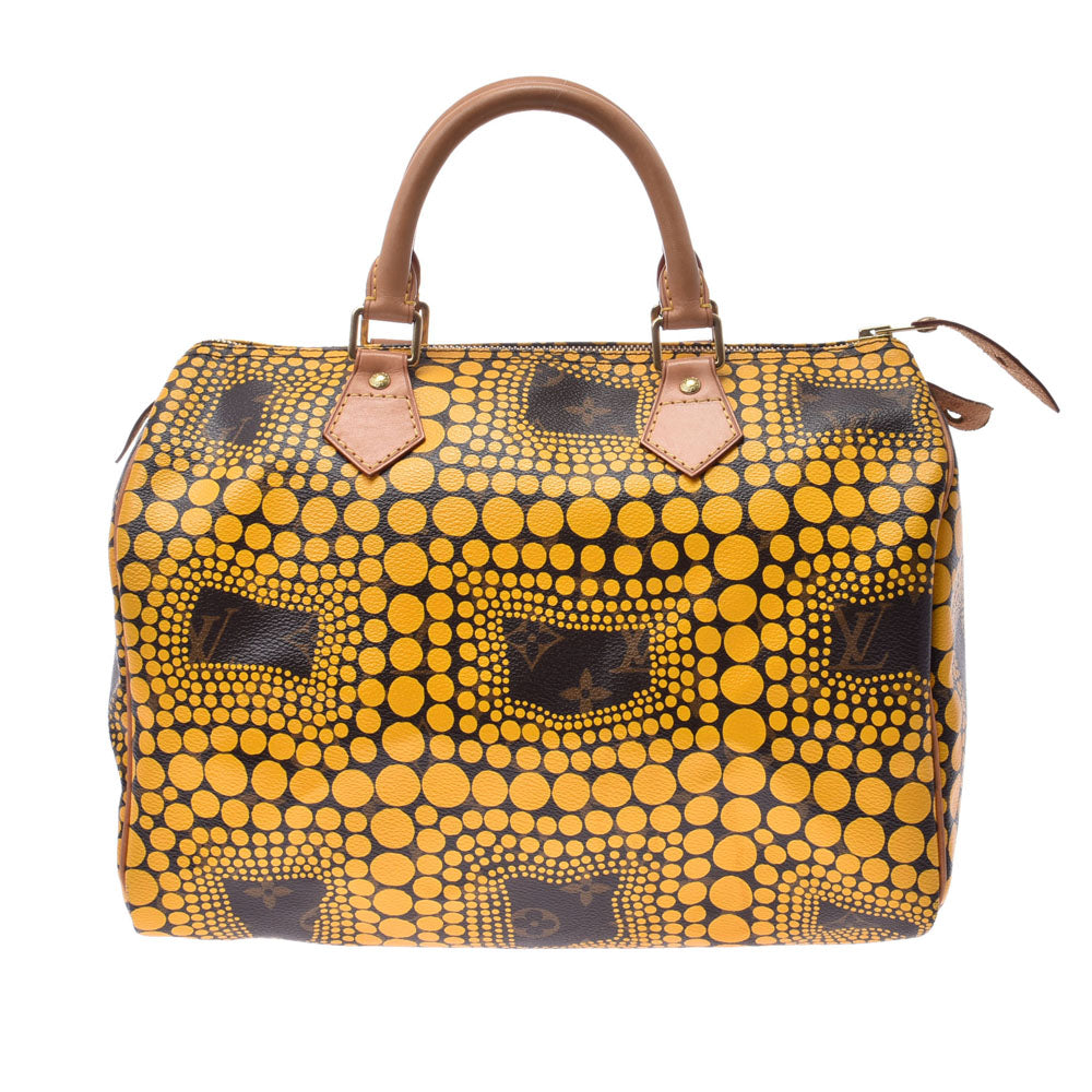 Louis Vuitton Pump Kindot 30, Kusama Yayoi, Yellow Ladies Handbag 