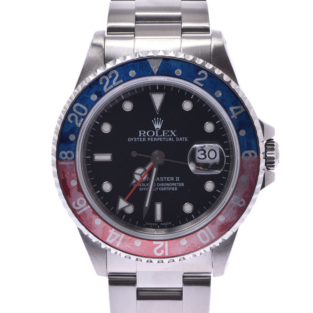 ロレックスGMTマスター2 赤青ベゼル ペプシ メンズ 腕時計 16710