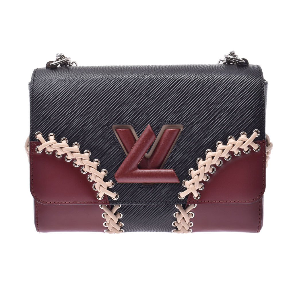 Louis Vuitton Noir Epi Twist MM Shoulder Bag –