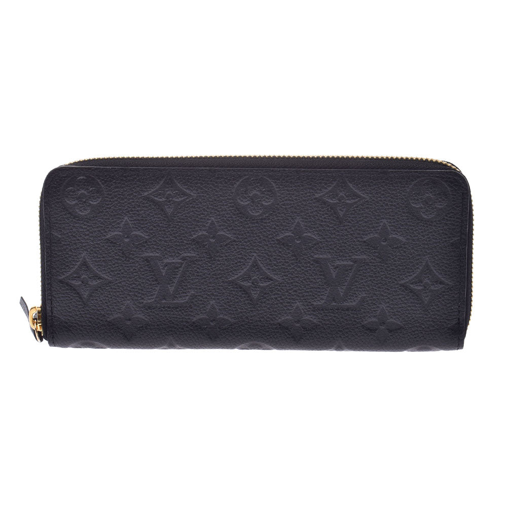 Louis Vuitton 極美品 黒 財布 アンプラント クレマンス ヴィトン