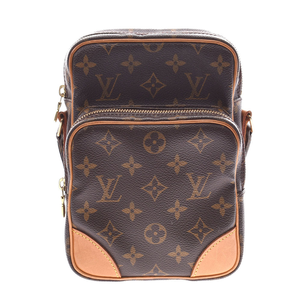 ルイヴィトンアマゾン 14145 ブラウン ゴールド金具 ユニセックス モノグラムキャンバス ショルダーバッグ M45236 LOUIS  VUITTON 中古 – 銀蔵オンライン