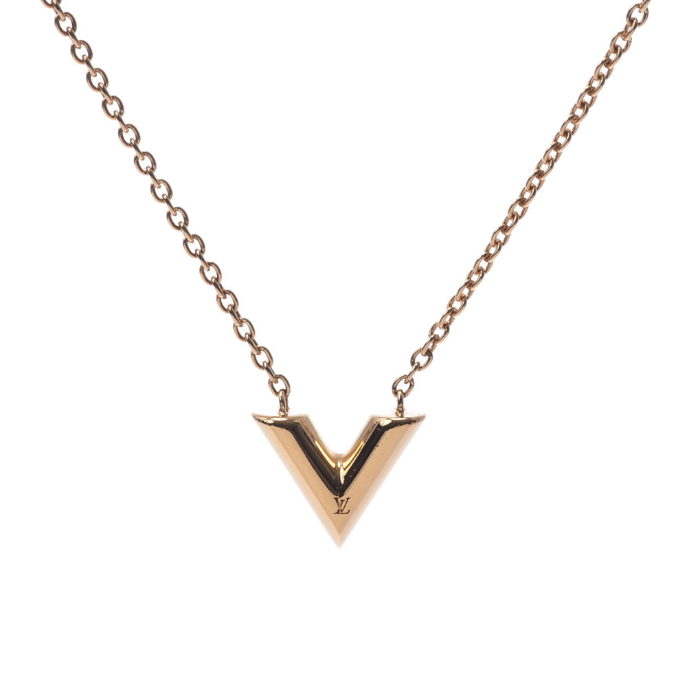 Used] LOUIS VUITTON Louis Vuitton GP M61083 Necklace Essential V Golden  Gold-plated ref.497484 - Joli Closet