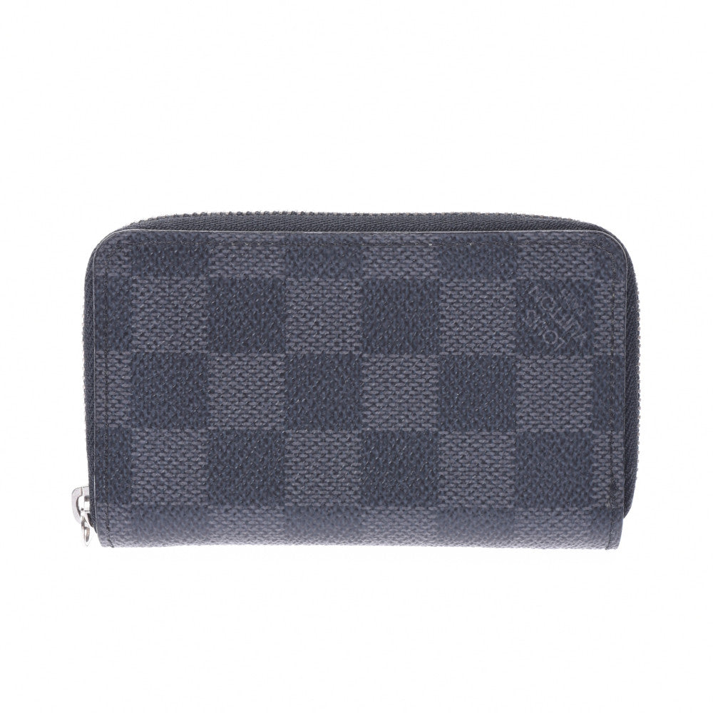 Louis Vuitton graphic zippy coin purse 14137 black / grey mens