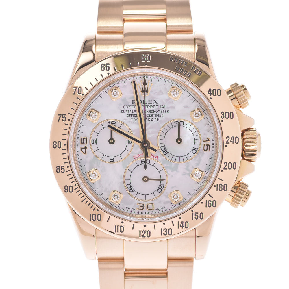 Rolex Daytona 8P diamond men watch 116528NG ROLEX is used – 銀蔵