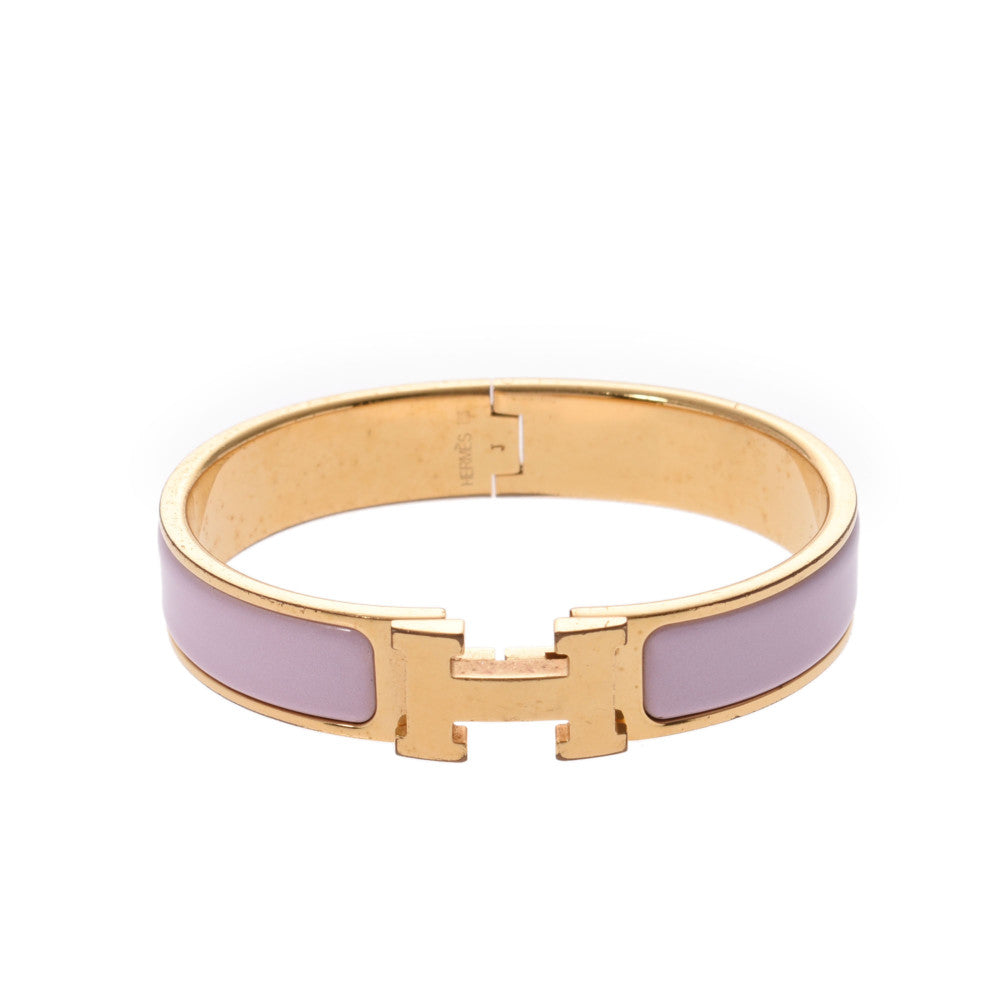 Hermes Click HH Pink Gold Gold, Ladies and Bracelet HERMES Used