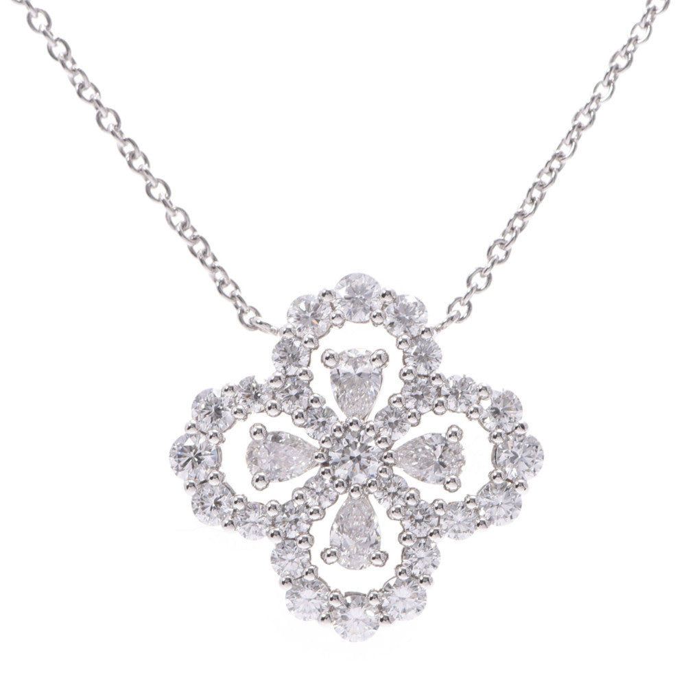 Harry Winston Harry Winston Loop by Full Motif Ladies PT950 Diamond Necklace A-Rank Used Silgrin