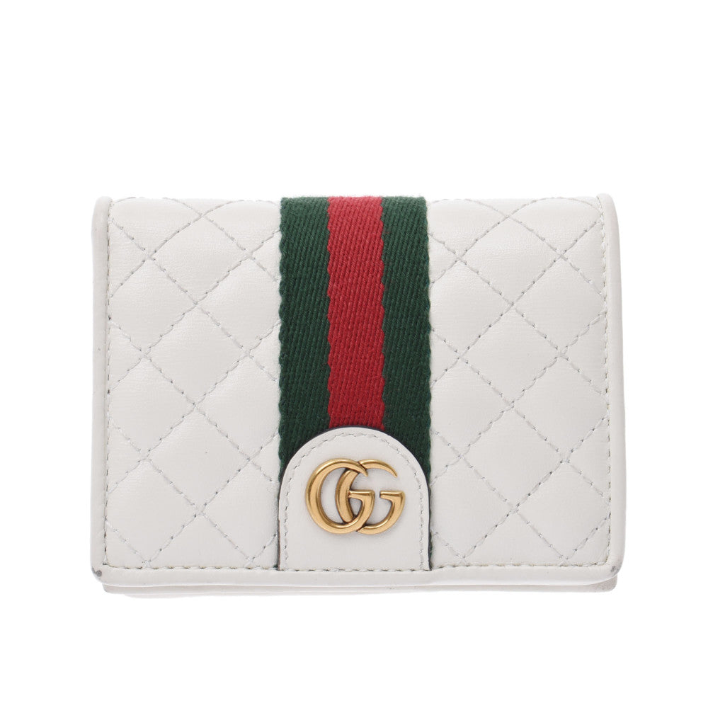 GUCCI グッチ シェリーライン ダブルG 白 536453 レディース