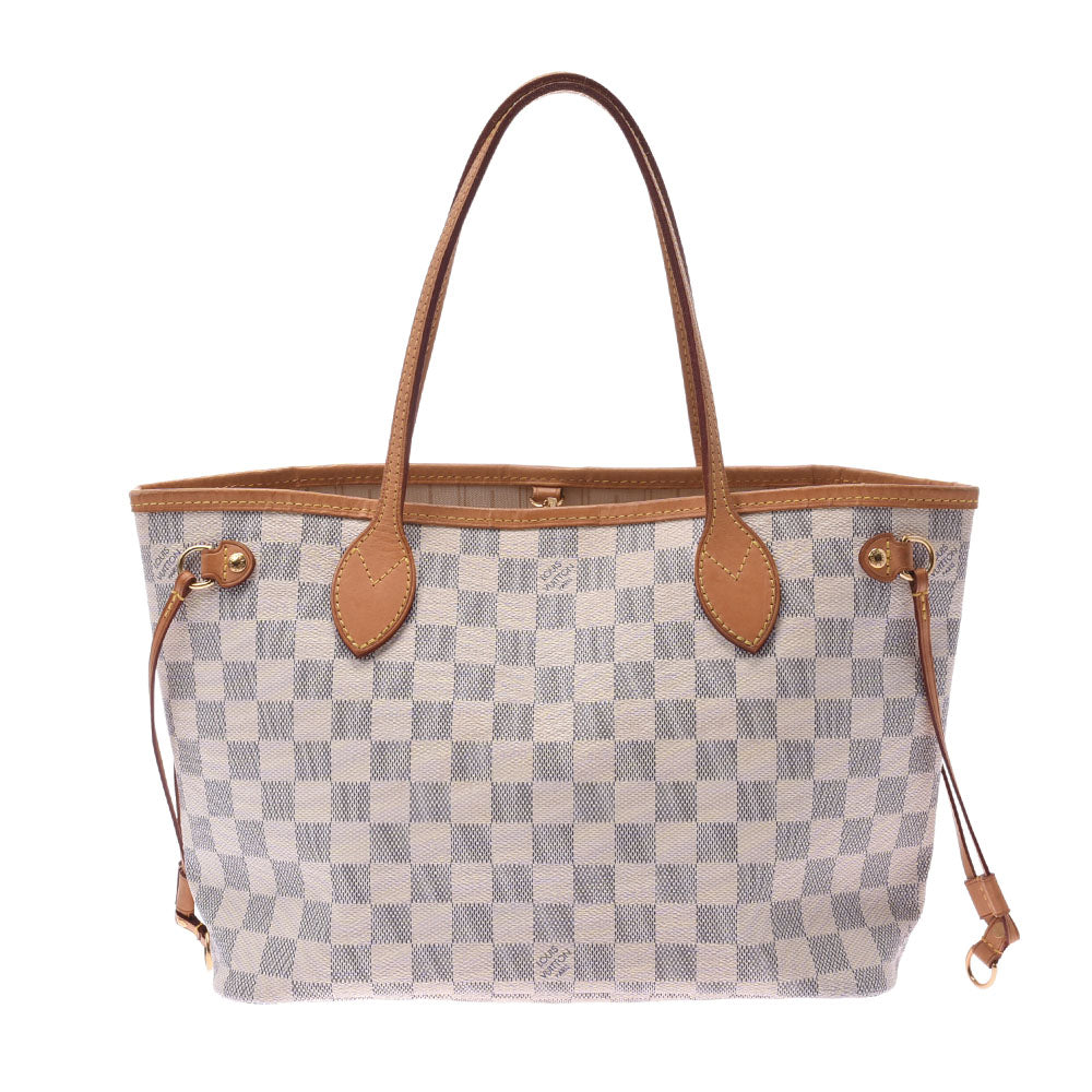 ルイ ヴィトン ダミエ アズール ネヴァーフルPM N51110 トートバッグ バッグ LV 0038  LOUIS VUITTON