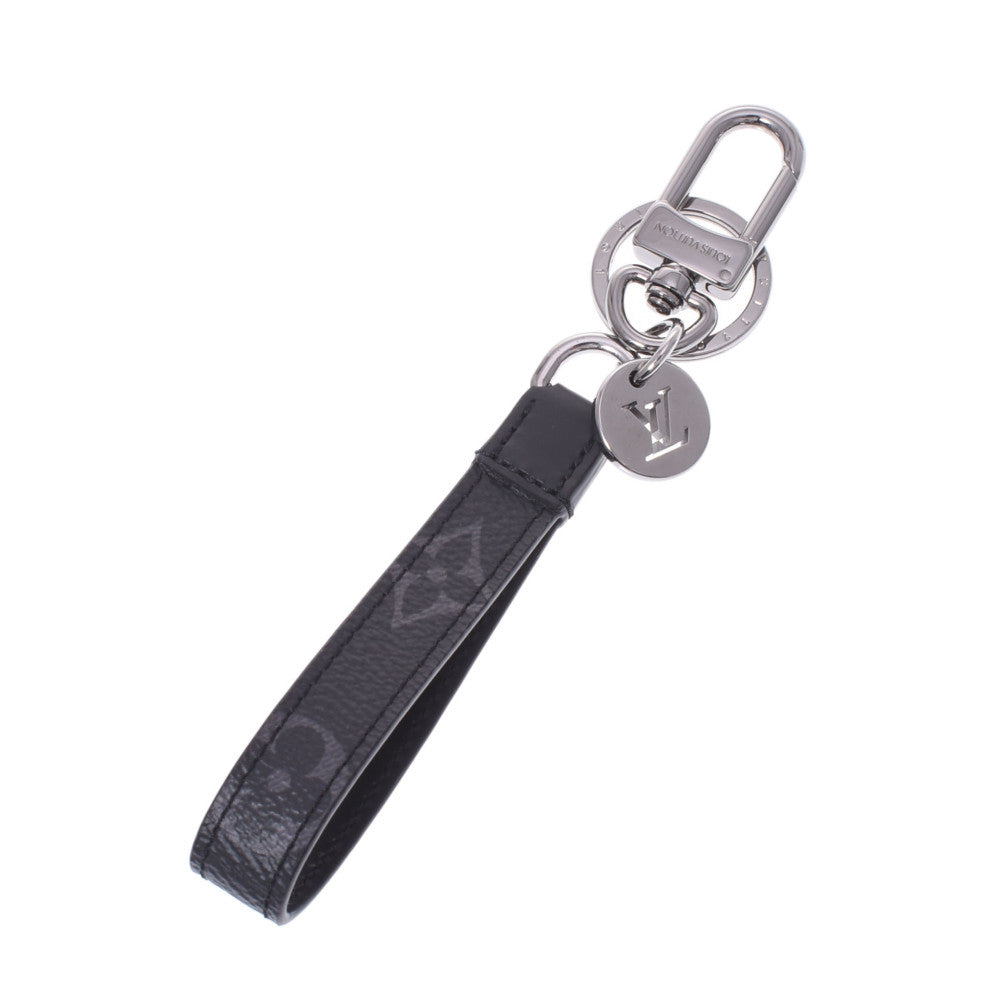 LOUIS VUITTON Monogram Shadow Porte Cles Dragonne Key Ring Black M68675  AC1982 ref.971280 - Joli Closet