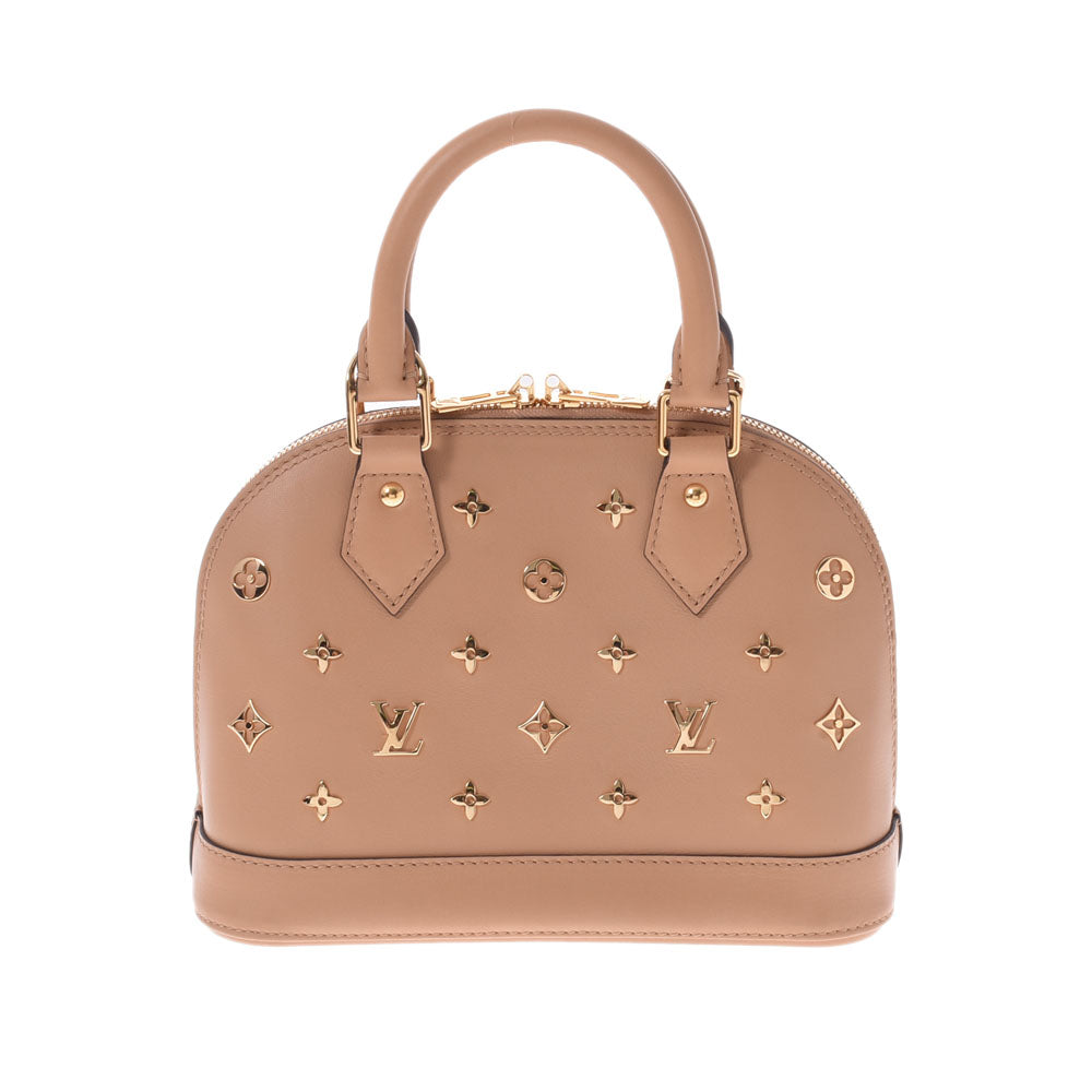 LOUIS VUITTON ルイ ヴィトン  アルマ BB ハンドバッグ M91606 モノグラムヴェルニ   ポムダムール ゴールド金具  2WAY ショルダーバッグ クロスボディ ビトン 【本物保証】