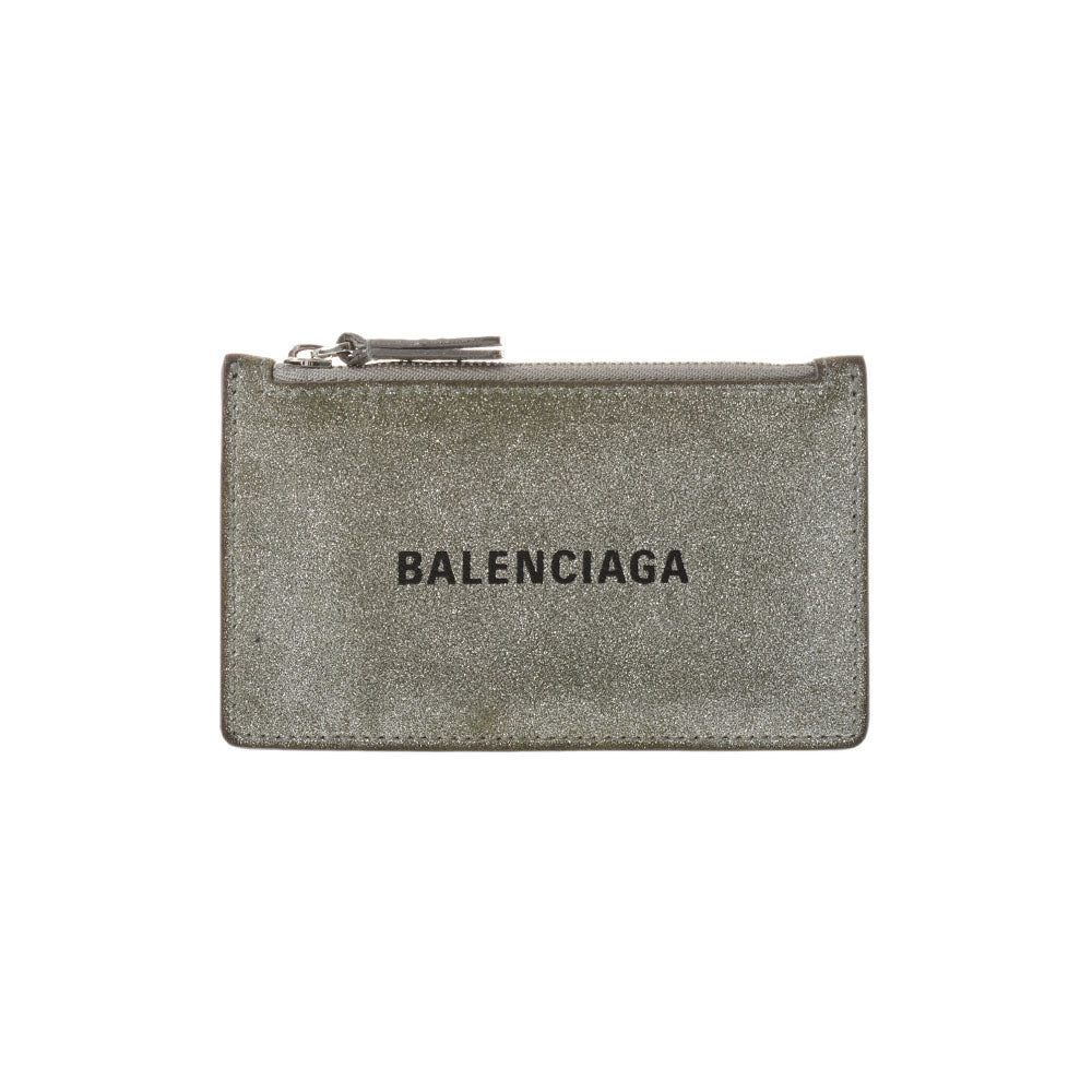 バレンシアガ BALENCIAGA カードケース シルバー  　美品