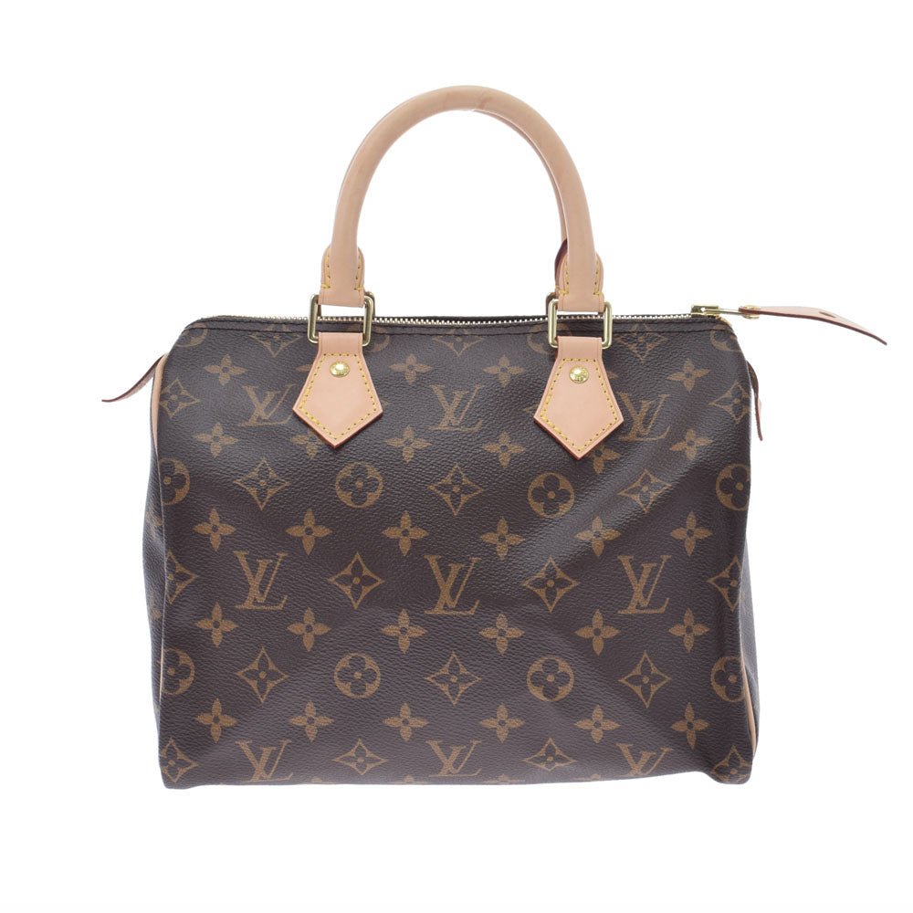 LOUIS VUITTON ルイヴィトン モノグラム スピーディ25 ブラウン M41109 レディース モノグラムキャンバス ハンドバッグ 新同  中古 - (週末特価)