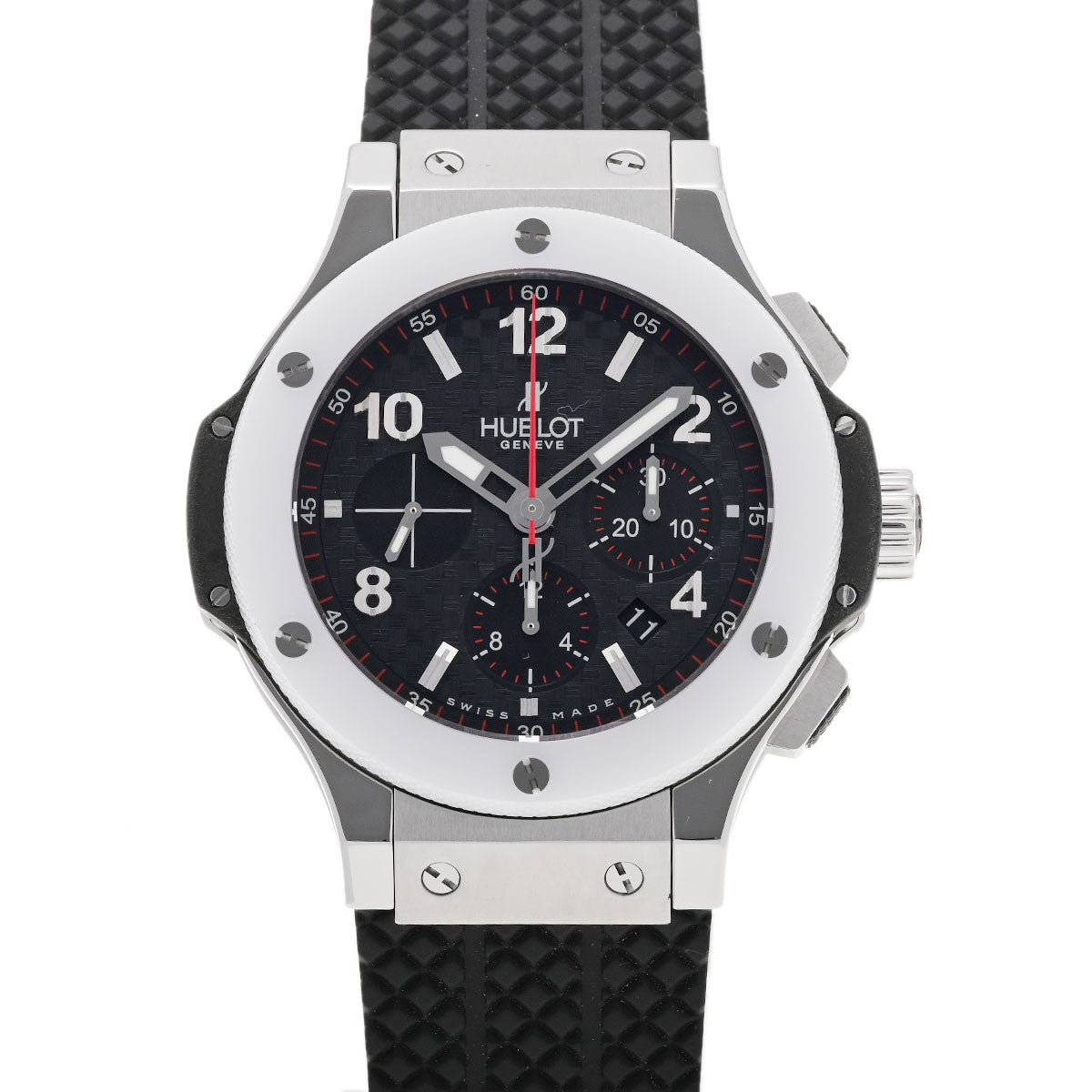 HUBLOT ウブロ ビッグバン 250本限定 301.SH.131.RW メンズ SS/ラバー 腕時計 自動巻き ブラック文字盤 Aランク 中古 -  格安定番