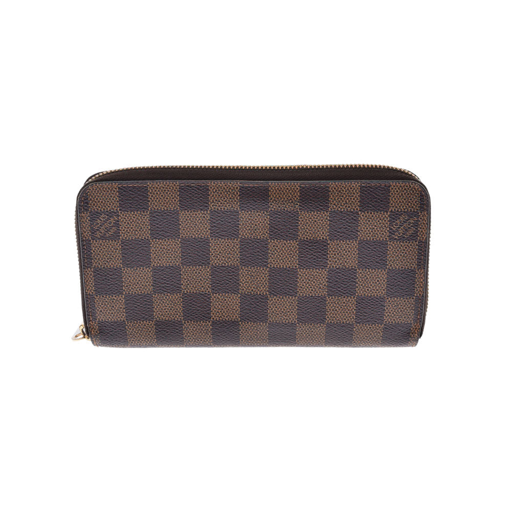 LOUIS VUITTON ルイヴィトン ダミエ ジッピーウォレット ブラウン 