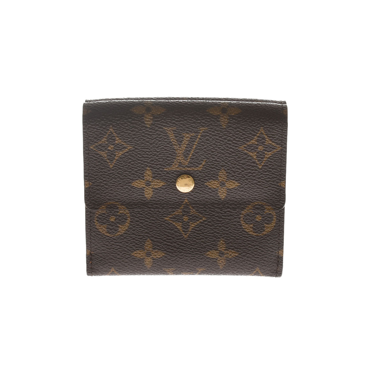 LOUIS VUITTON ルイヴィトン モノグラム ポルトモネビエ カルトクレディ Wホック財布 廃番 ブラウン M61652 レディース  モノグラムキャンバス 三つ折り財布 Aランク 中古 - ○日本正規品○