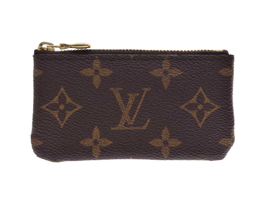 【箱・布袋あり】LOUIS VUITTON　ルイヴィトン　ポシェット・クレ　Ｍ44487　小銭入れ　コインケース　モノグラム　ブラウン系　メンズ　ギフト　プレゼント包装可松前R56号店