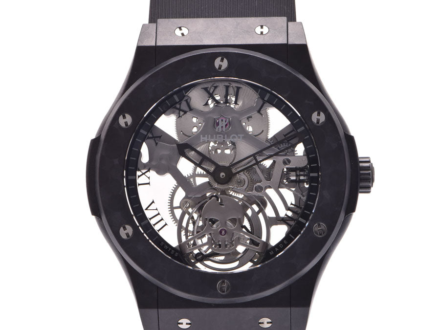 【107914】HUBLOT ウブロ  B1905.1 クラシック・フュージョン ブラックダイヤル SS/ラバー クオーツ 当店オリジナルボックス 腕時計 時計 WATCH メンズ 男性 男 紳士