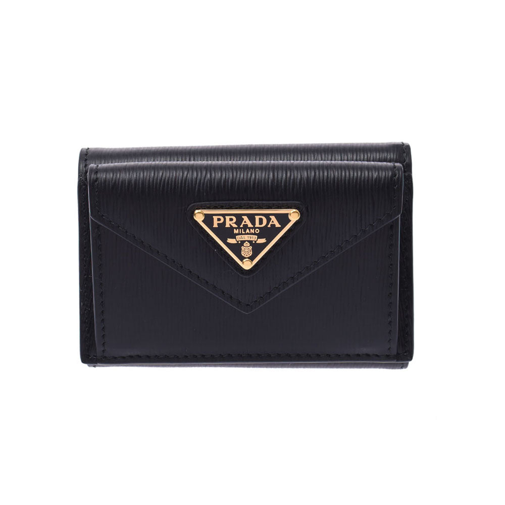 PRADA　コンパクトウォレット 直営店買付】PRADA コンパクトジップウォレット (PRADA/折りたたみ財布
