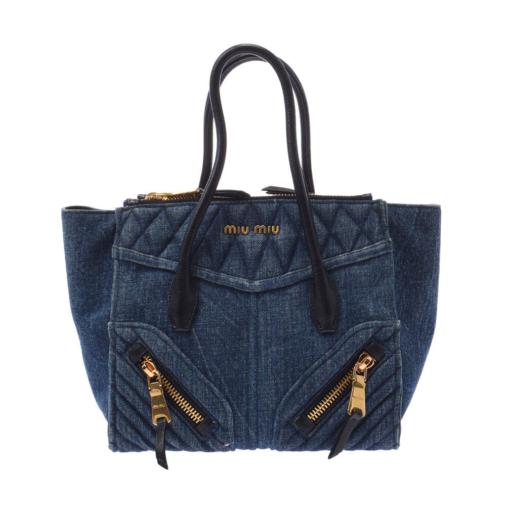 Miu miu best sale denim bag