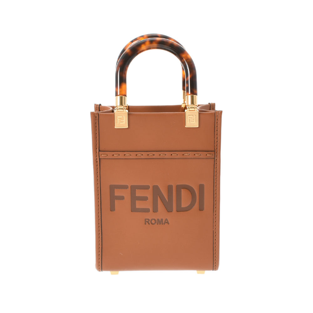 フェンディ FENDI ショルダーバッグ サンシャイン スモール FENDI ROMA パテント ミニ トートバッグ 8BS051 ANT7