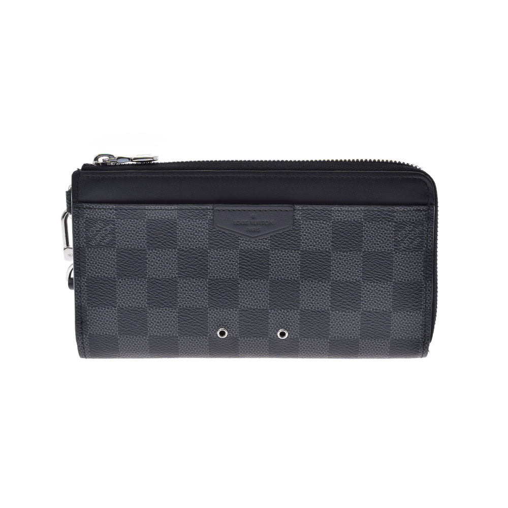 良品 ルイヴィトン ダミエグラフィット ポルトフォイユ マルコ 二