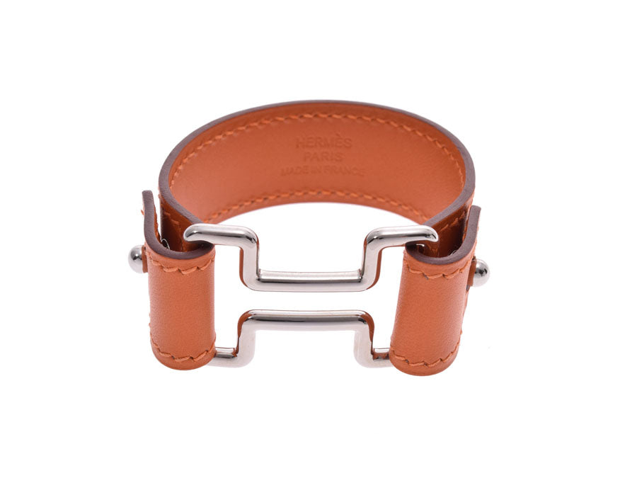 Hermes H Motif Bracelet Potilon SV Hardware □ K -engraved Ladies