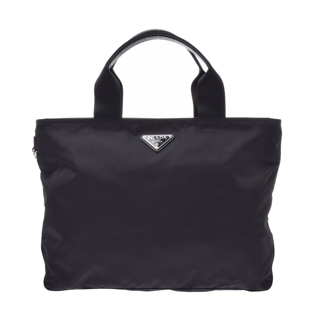 Prada 2WAY bag black Lady s tote bag 1BG867 PRADA is used