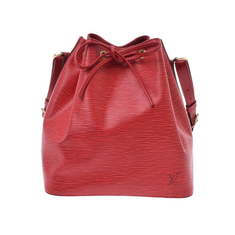 LOUIS VUITTON Shoulder Bag M44107 Petit Noe drawtring Epi Leather Red –