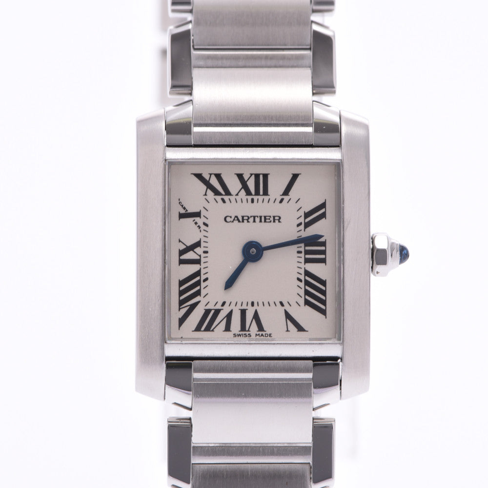 CARTIER カルティエ タンク フランセーズSM レディース SS 腕時計 