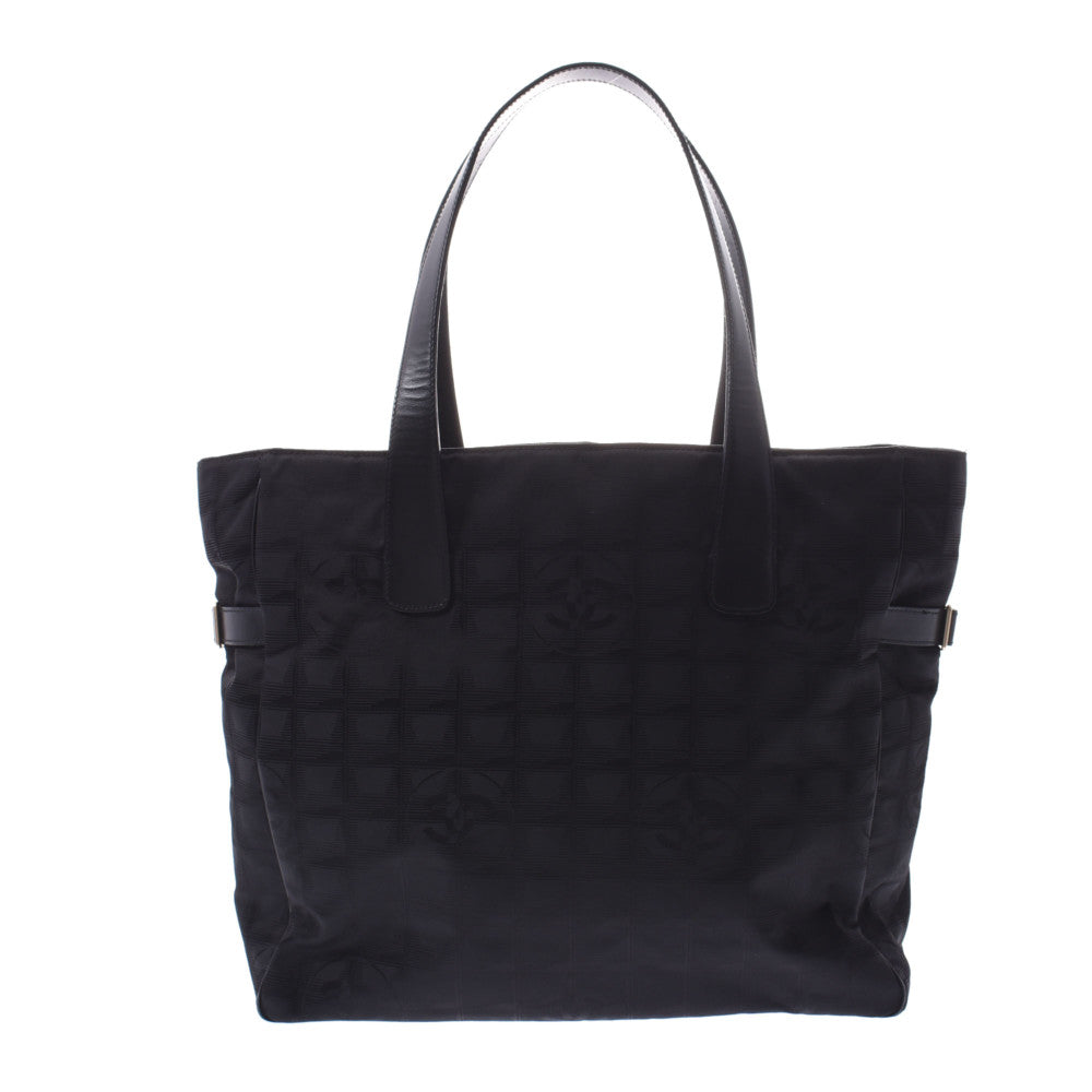 シャネルニュートラベルライン トートGM 黒 レディース ナイロン