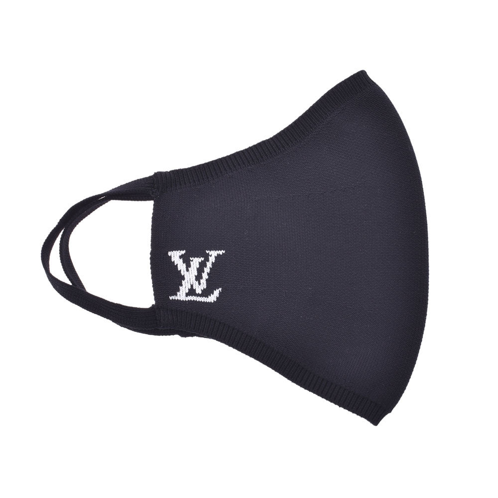 LOUIS VUITTON M76748 Monogram Mask Maille Attached pouch only silk Black x  White