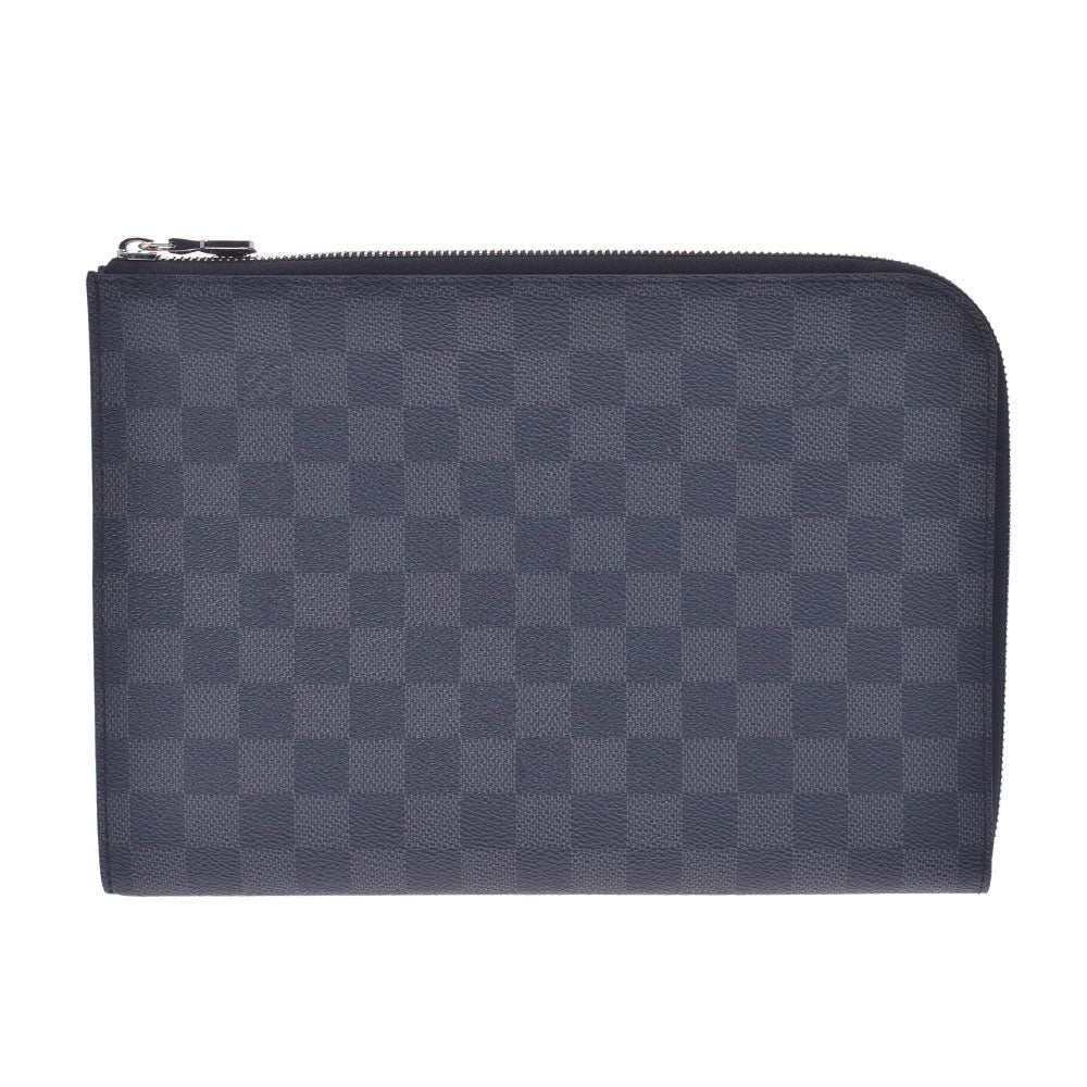 Aランク ルイ・ヴィトン ポシェットジュールPM R99760 トリヨンレザー トープ グレー クラッチバッグ キュイール LOUIS VUITTON メンズ gray