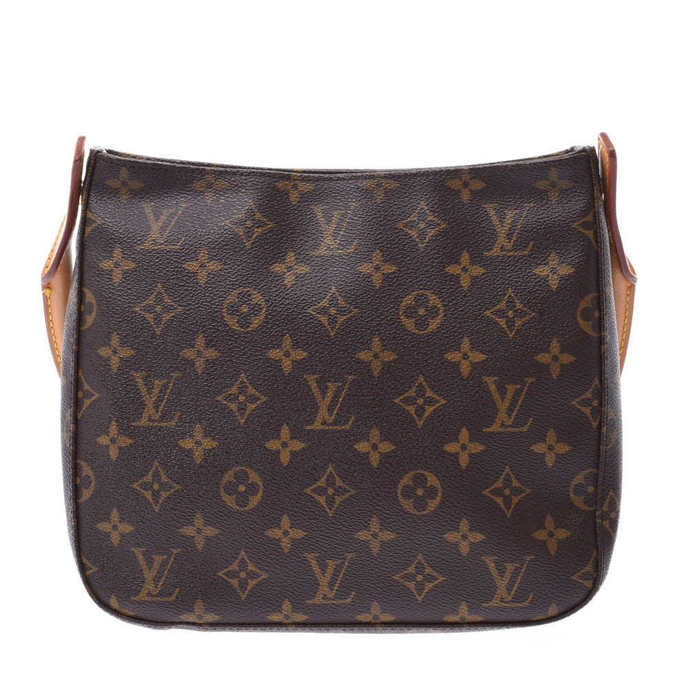 LOUIS VUITTON ルイヴィトン モノグラム ルーピングMM ブラウン M51146 レディース モノグラムキャンバス ショルダーバッグ  Bランク 中古 - 今すぐ販売