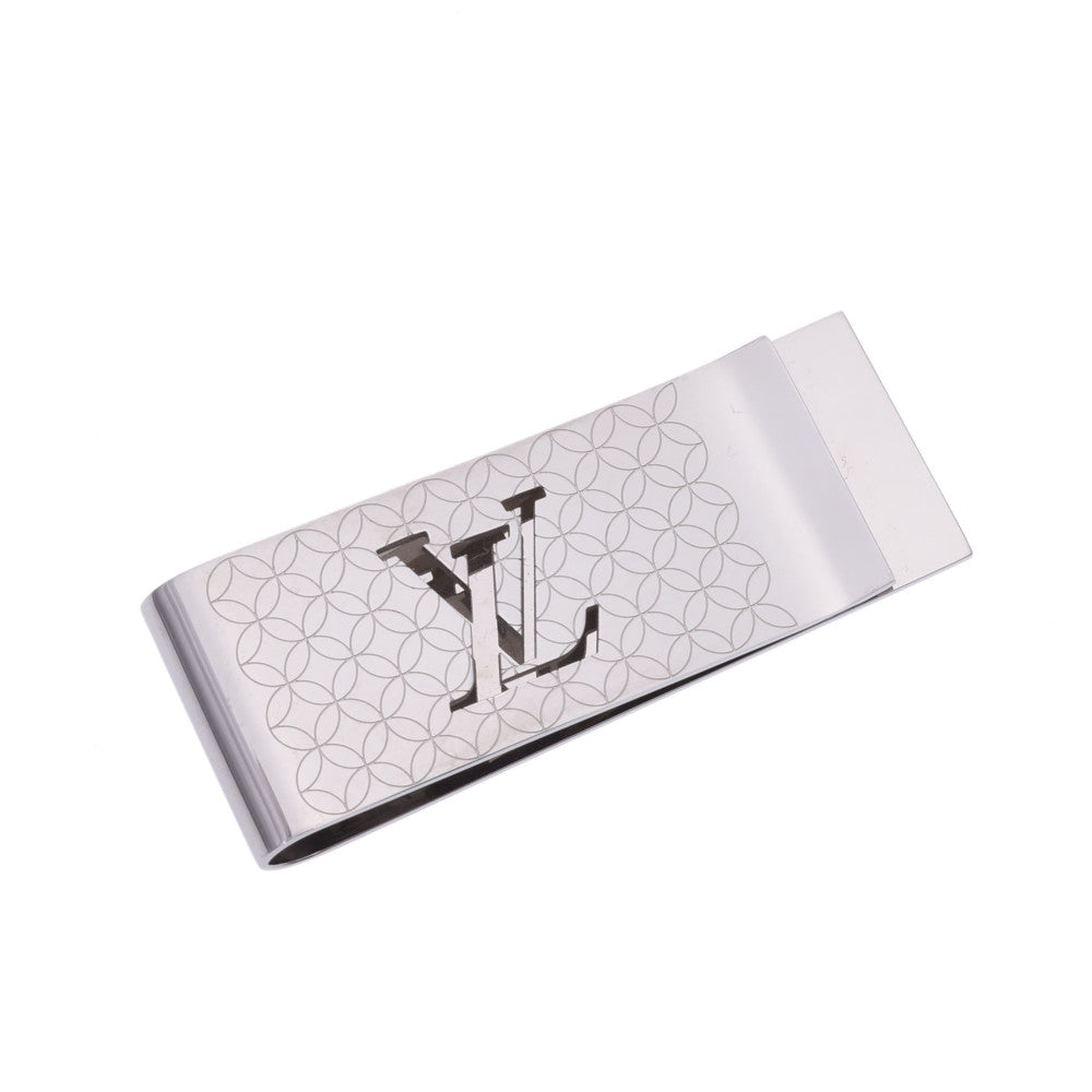 Louis Vuitton Metal Tie Clip Silver Pans Cravat Champs Elysees M65042  BF562989
