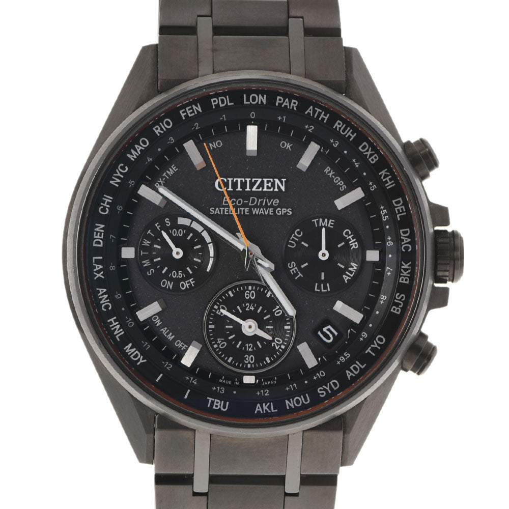 Citizen attesa black clearance titanium