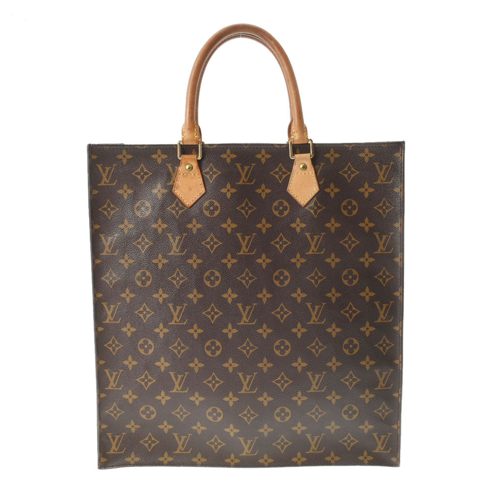 LOUIS VUITTON ルイヴィトン モノグラム サックプラ ブラウン M51140 