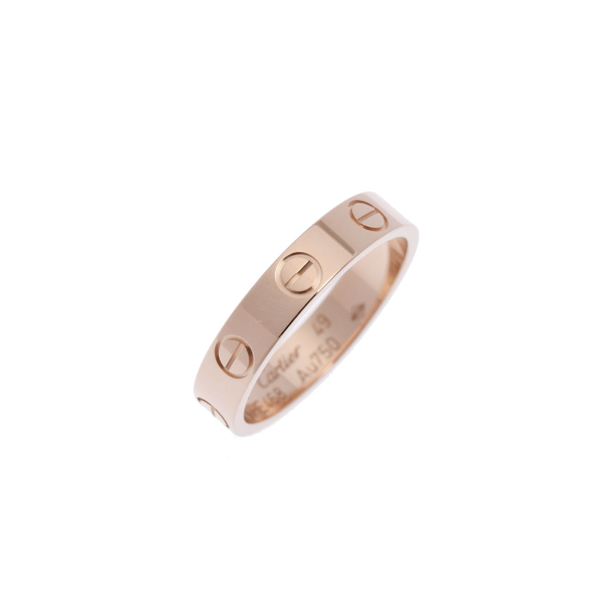 Cartier ミニラブリング ピンクゴールド サイズ49 カルティエミニラブリング #49 レディース K18ピンクゴールド リング