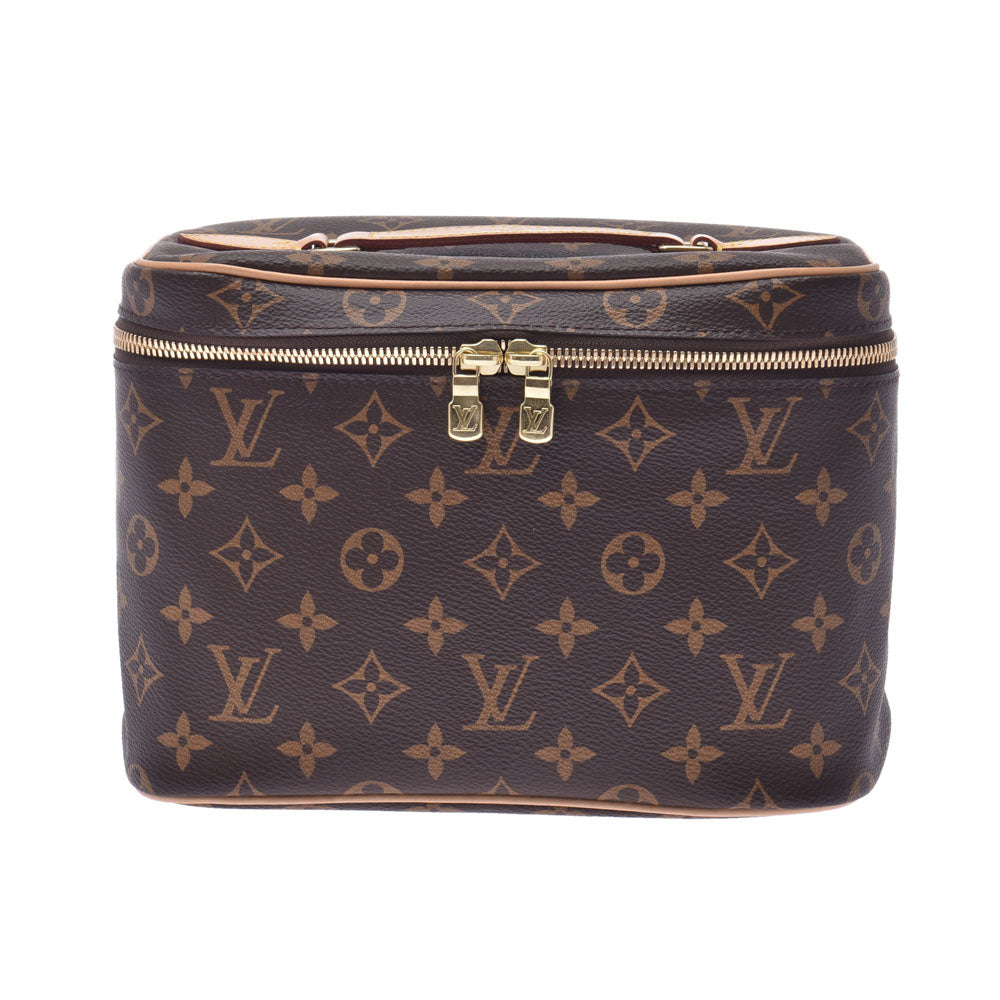 14145 Louis Vuitton Nice BB vanity bag brown unisex monogram