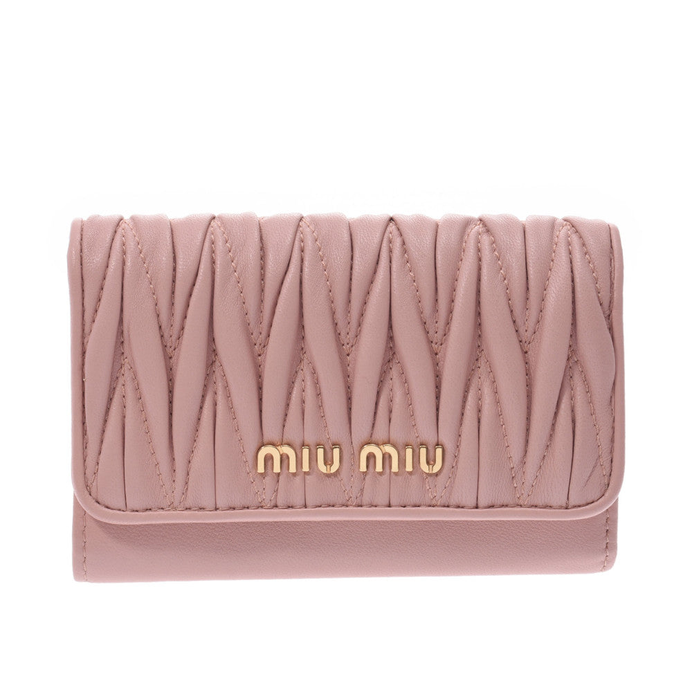 miumiu 長財布 ピンク ミュウミュウ キラキラ-