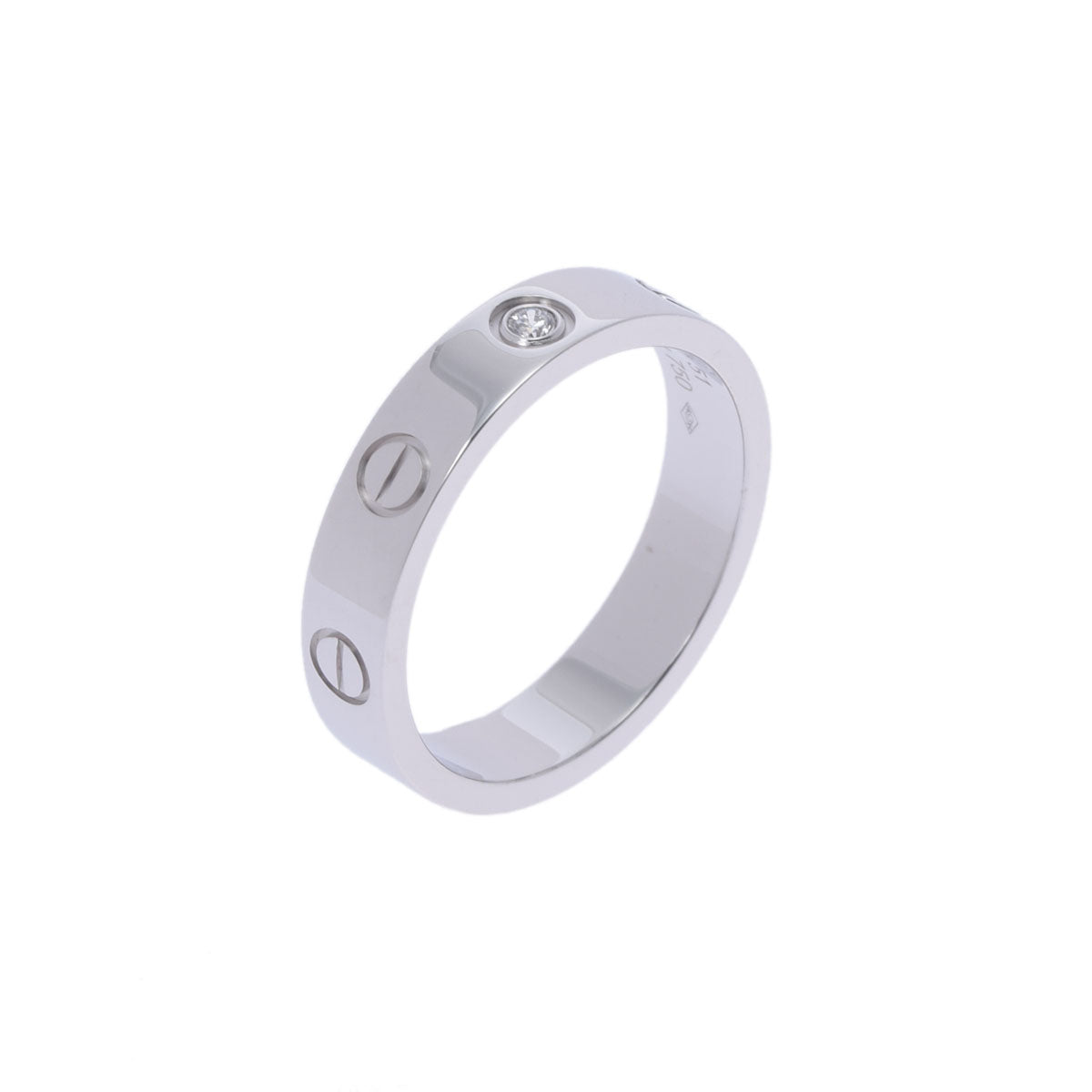 CARTIER カルティエ ミニラブリング 1PD #51 11号 レディース K18WG  