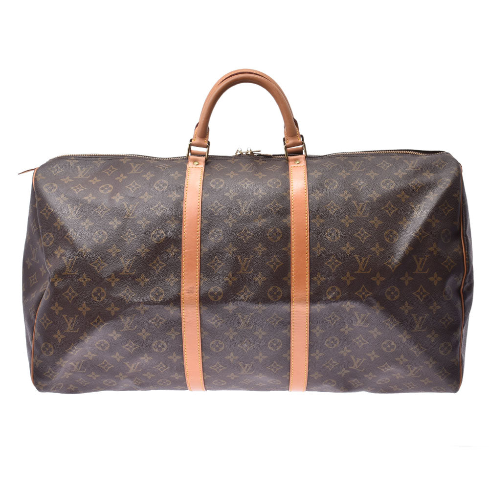 希少　レア　LV ルイヴィトン キーボル60 ボストンバック　モノグラム ルイヴィトンキーポル60 14145 ブラウン ユニセックス ボストンバッグ