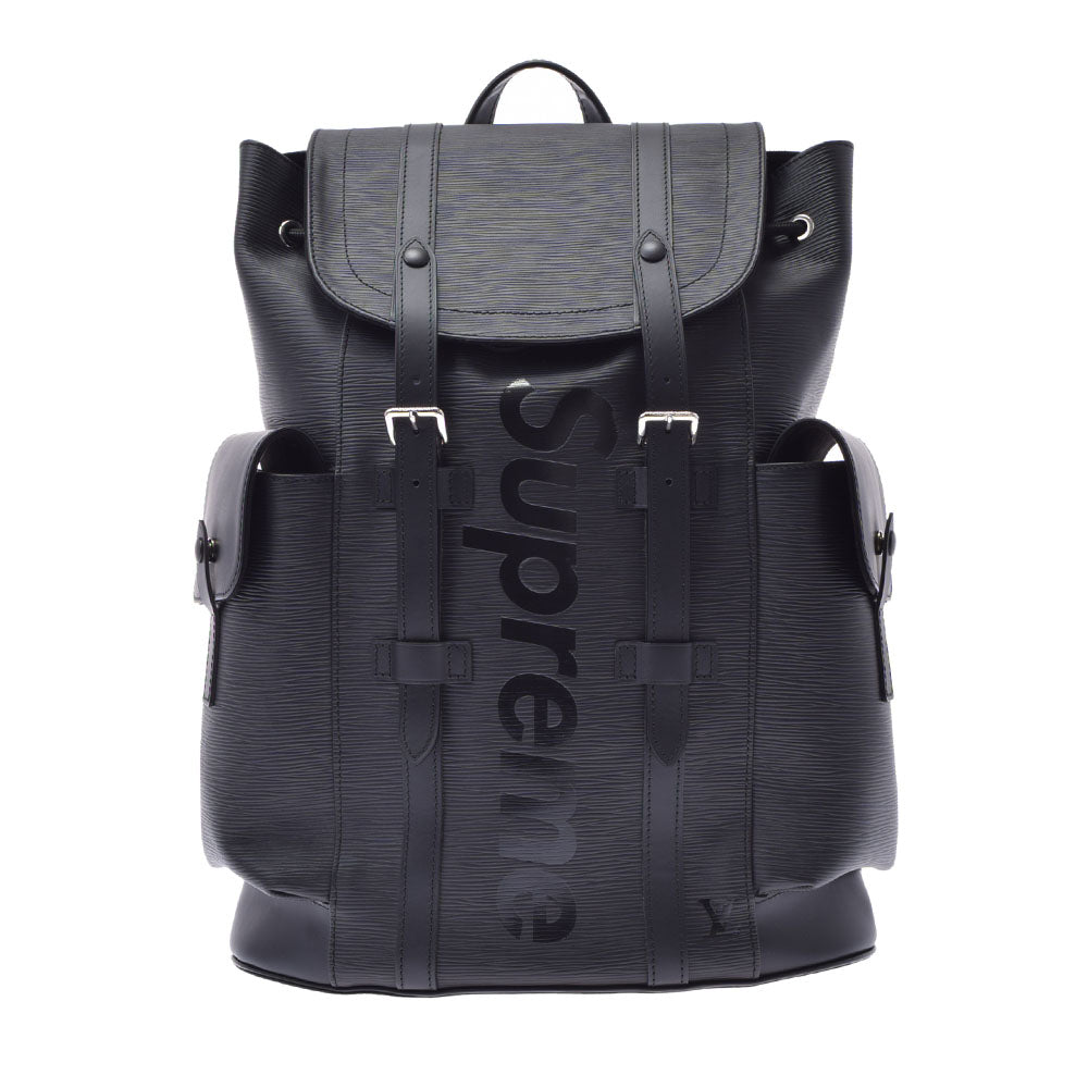 Supreme black best sale and white backpack