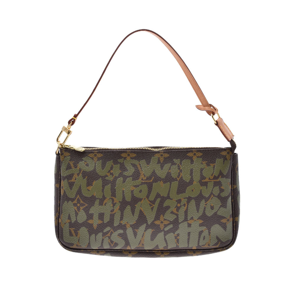 Louis Vuitton アクセソワール グラフティ　カーキ　美品 Louis Vuitton アクセソワール グラフティ カーキ 美品 ルイヴィトン