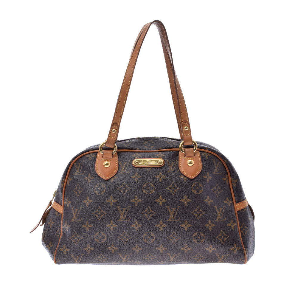 ルイヴィトンモントルグイユ PM 14145 ブラウン レディース モノグラムキャンバス ハンドバッグ M95565 LOUIS VUITTON 中古  – 銀蔵オンライン