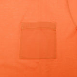 HERMES エルメス クルーネック Tシャツ H刺繍 Lサイズ オレンジ メンズ コットン100％ 半袖Ｔシャツ 新品 銀蔵