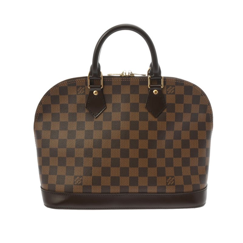 LOUIS VUITTON ルイヴィトン ダミエ アルマ ブラウン N51131 レディース ダミエキャンバス ハンドバッグ Aランク 中古 銀蔵